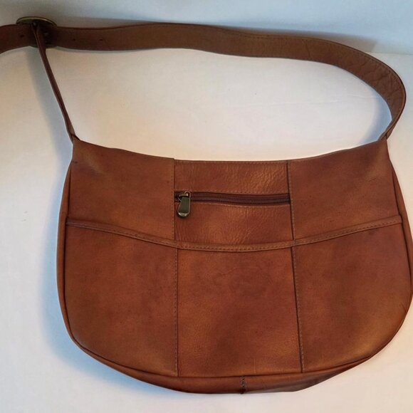 Le Donne Leather Quick Slip Shoulder Hobo HandBag - Picture 7 of 14
